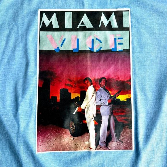 Vintage ‘80’s Miami Vice Single Stitch T-Shirt - Picture 8 of 8